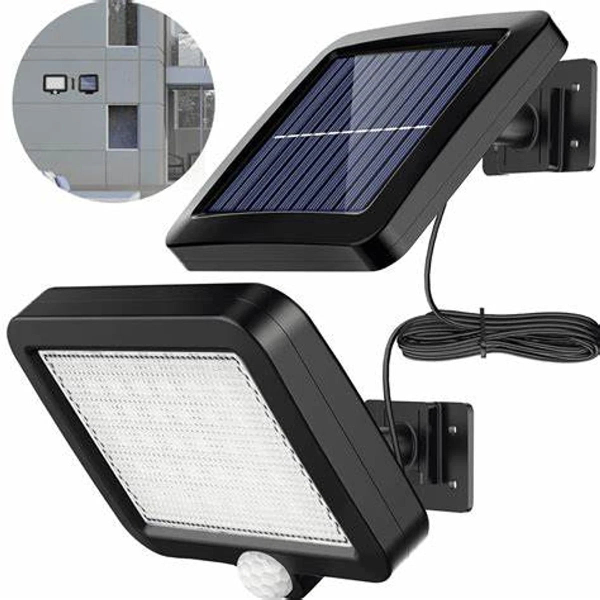 Outdoor 56 LED Waterproof LED Solar Wall Light